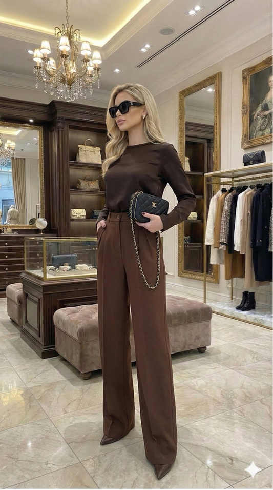 pantalon classe femme