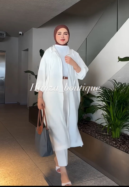 Robe longue à capuche