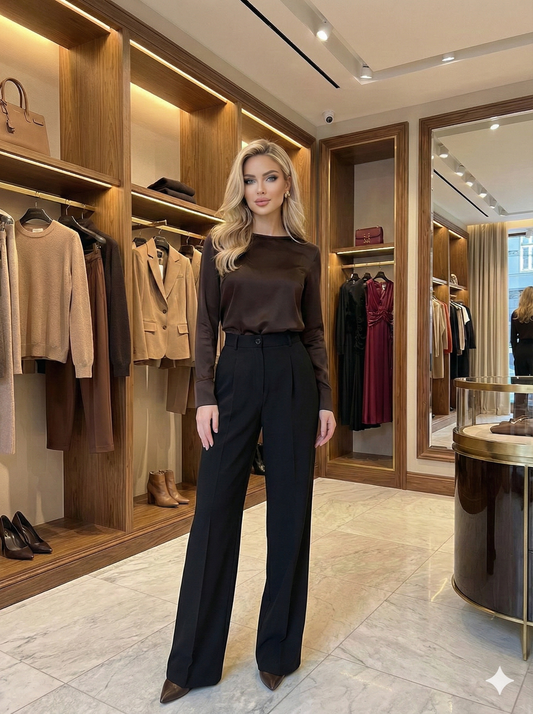 pantalon classe femme