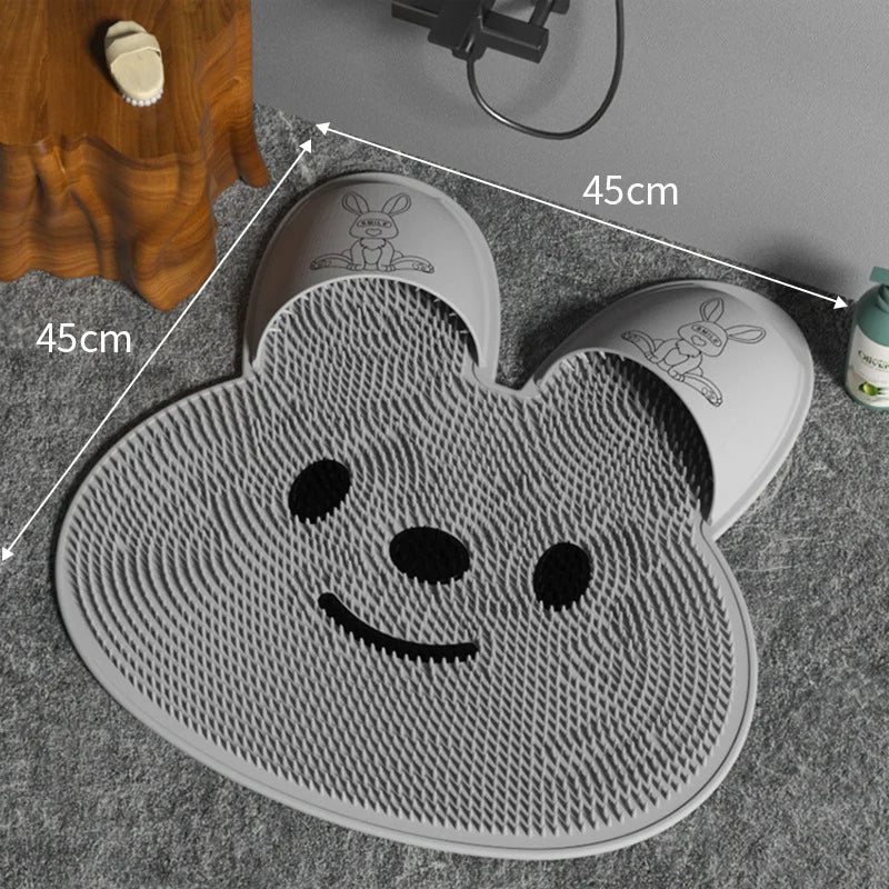 Artefact de frottement des pieds de lapin